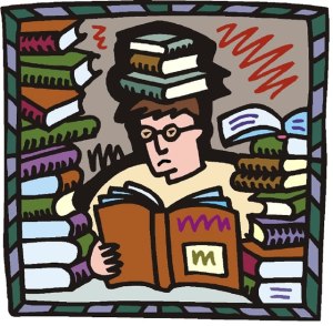 kartun-pria-membaca-buku